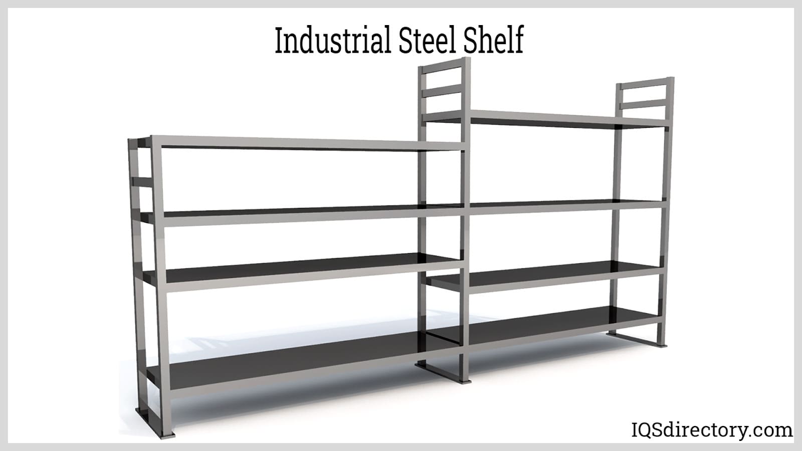 Metal Shelving Construction Types, White Metal Industrial Shelving