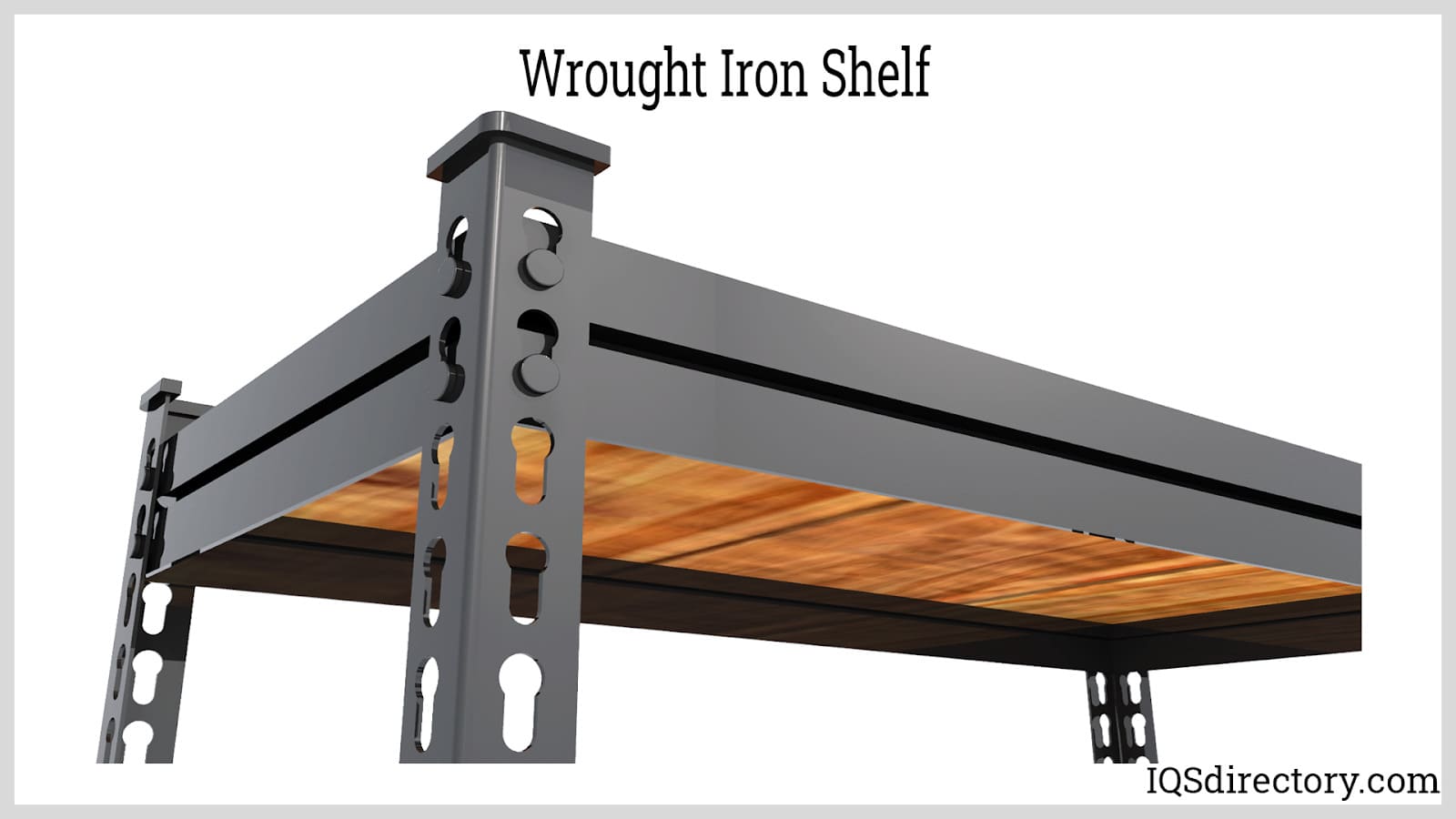 Wrought Iron Shelf