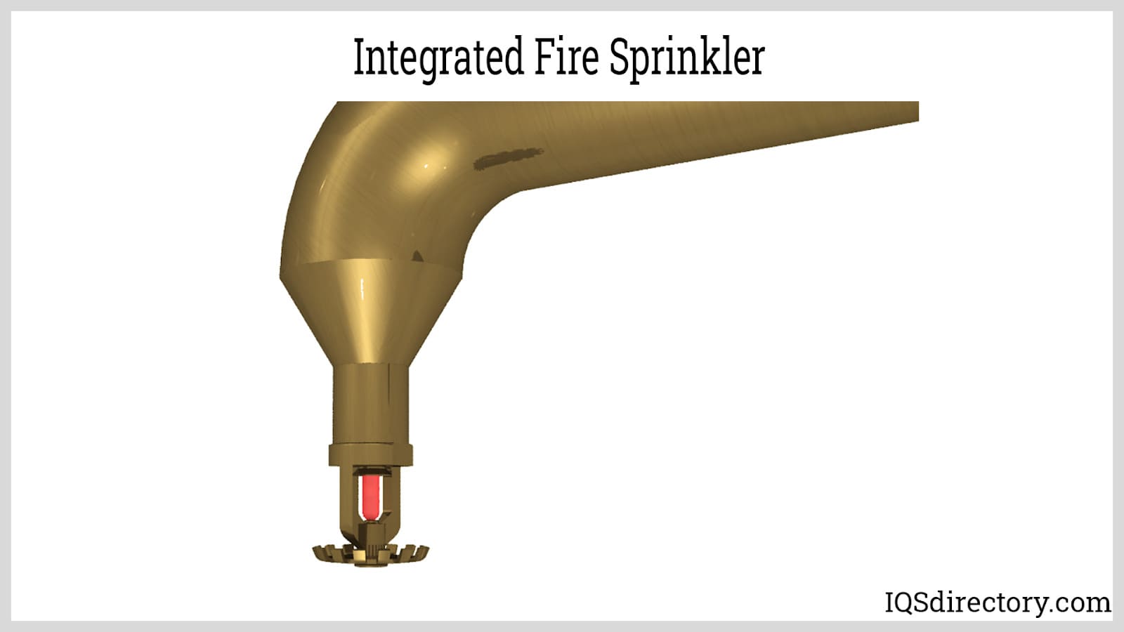 Integrated Fire Sprinkler