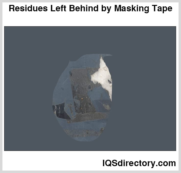 Residues Left Behind by Masking Tape