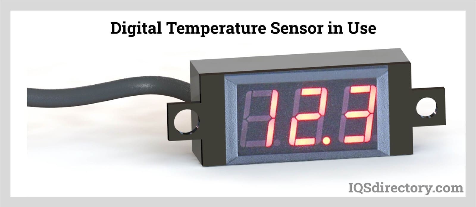 Digital Temperature Sensor in Use