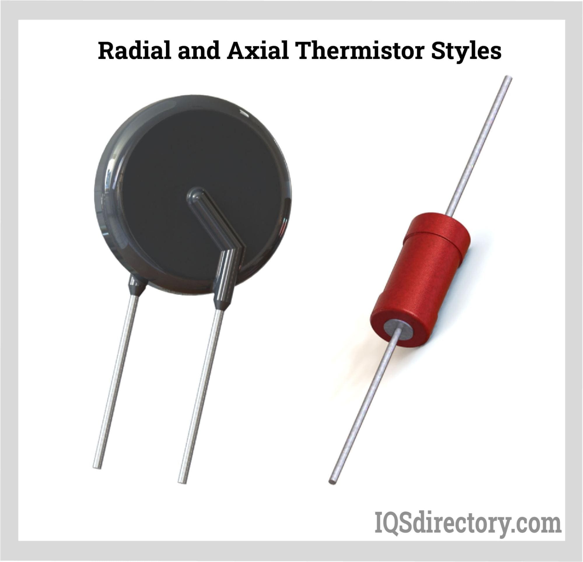 Radial and Axial Thermistor Styles