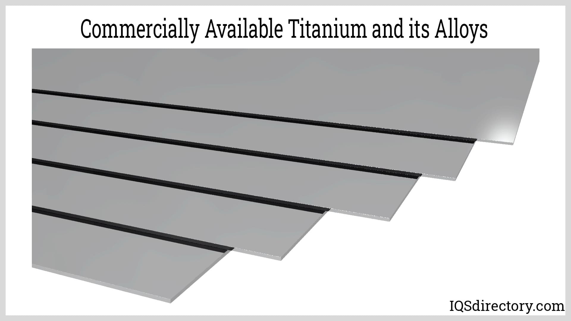 Commercially available titanium and its alloys