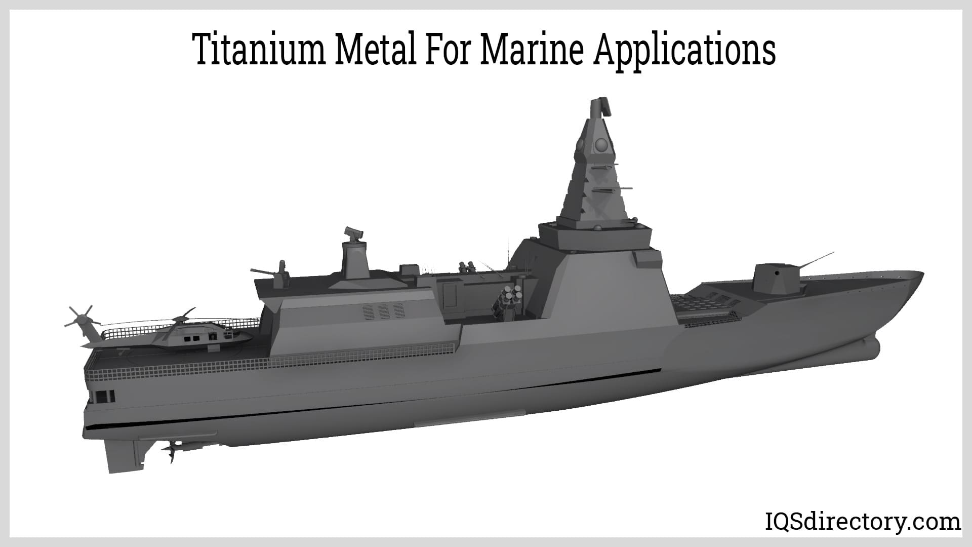 Titanium metal for marine applications