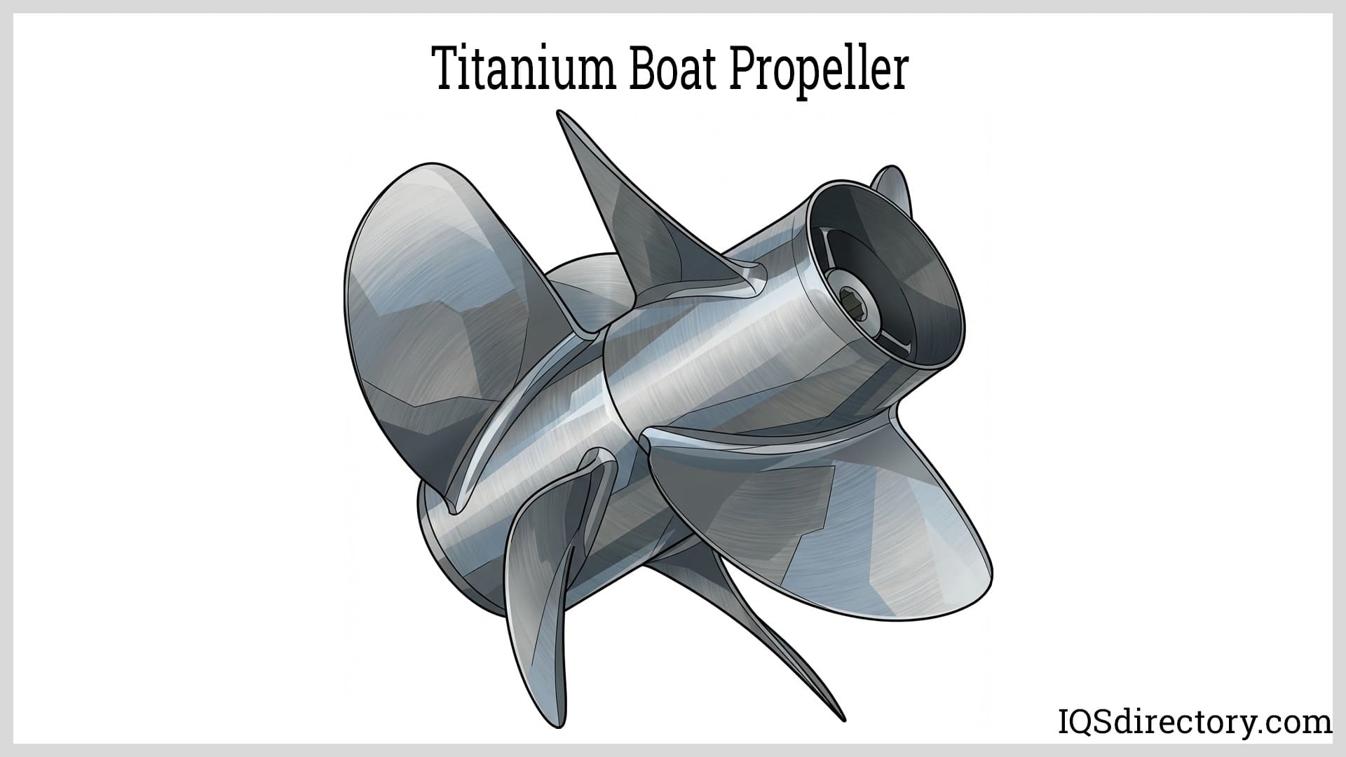 Titanium Boat Propeller