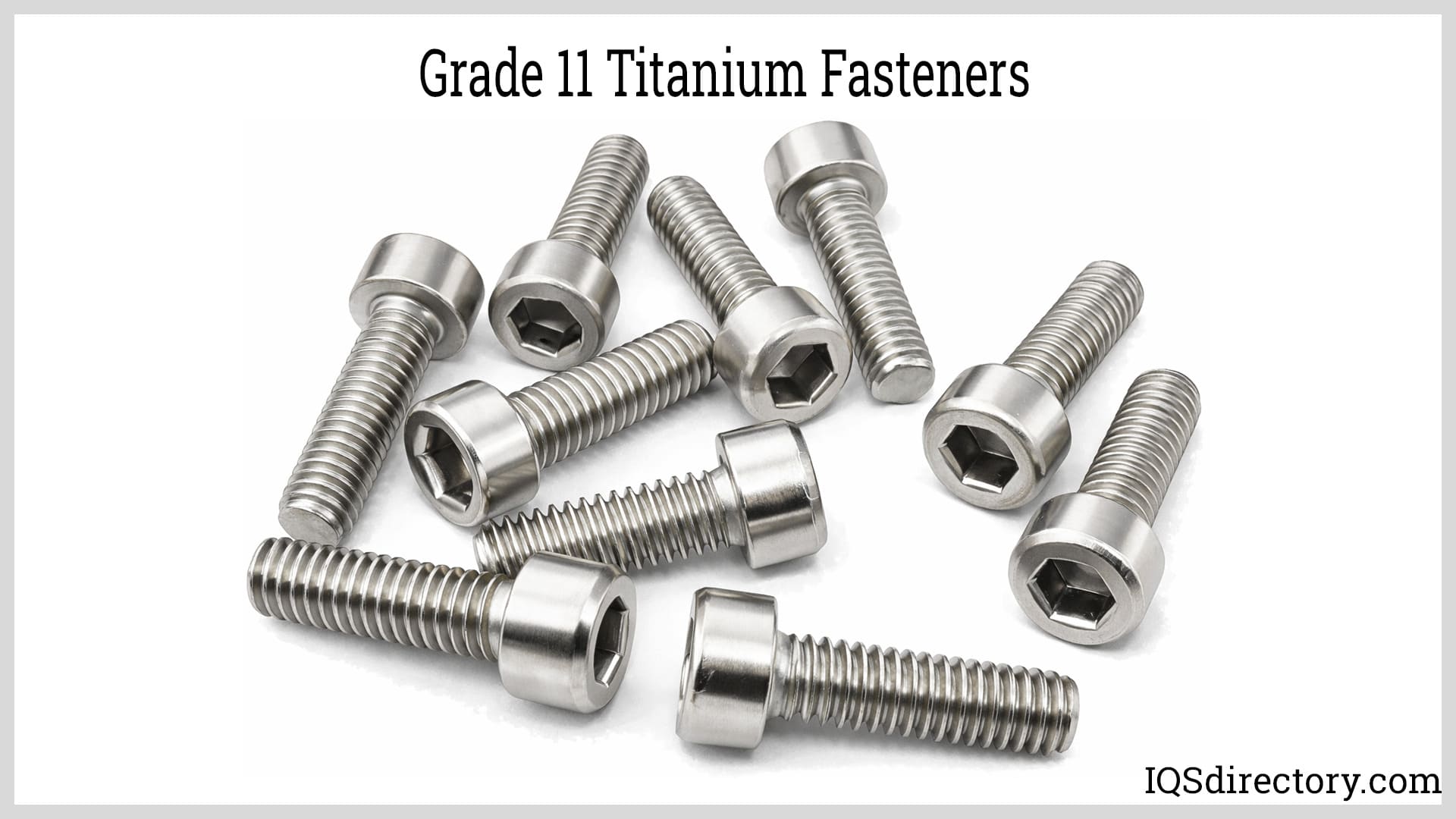 Grade 11 Titanium Fasteners