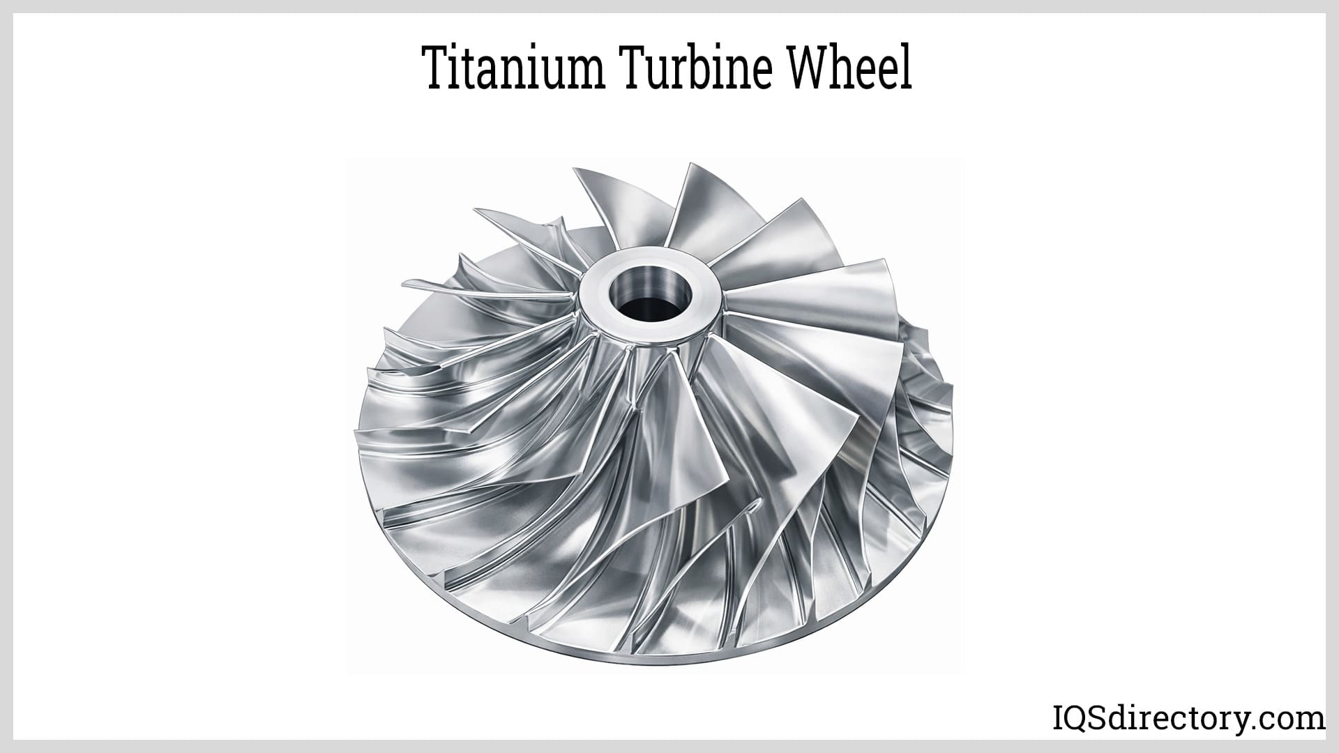 Titanium Turbine Wheel