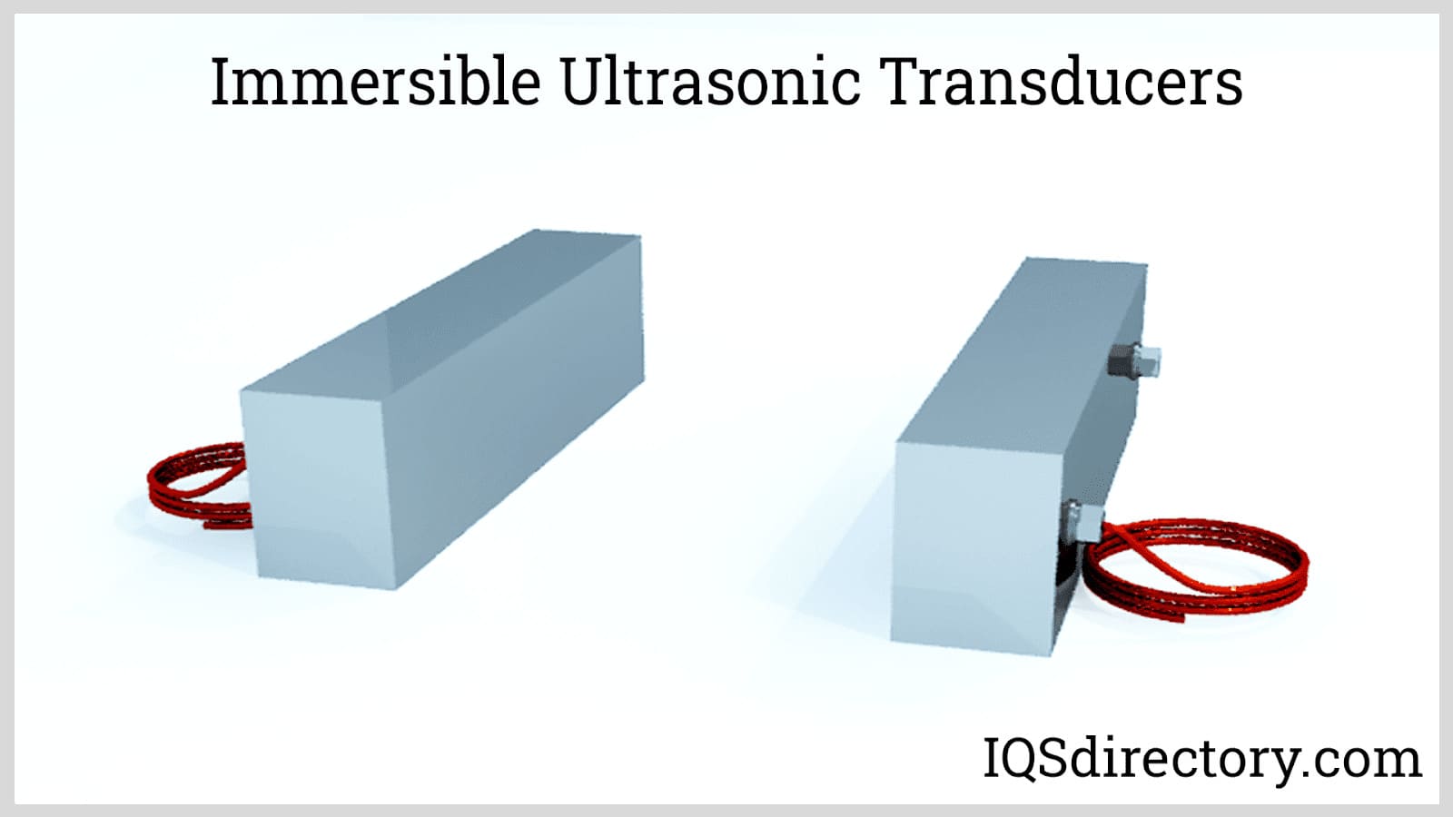 Immersible Ultrasonic Transducers