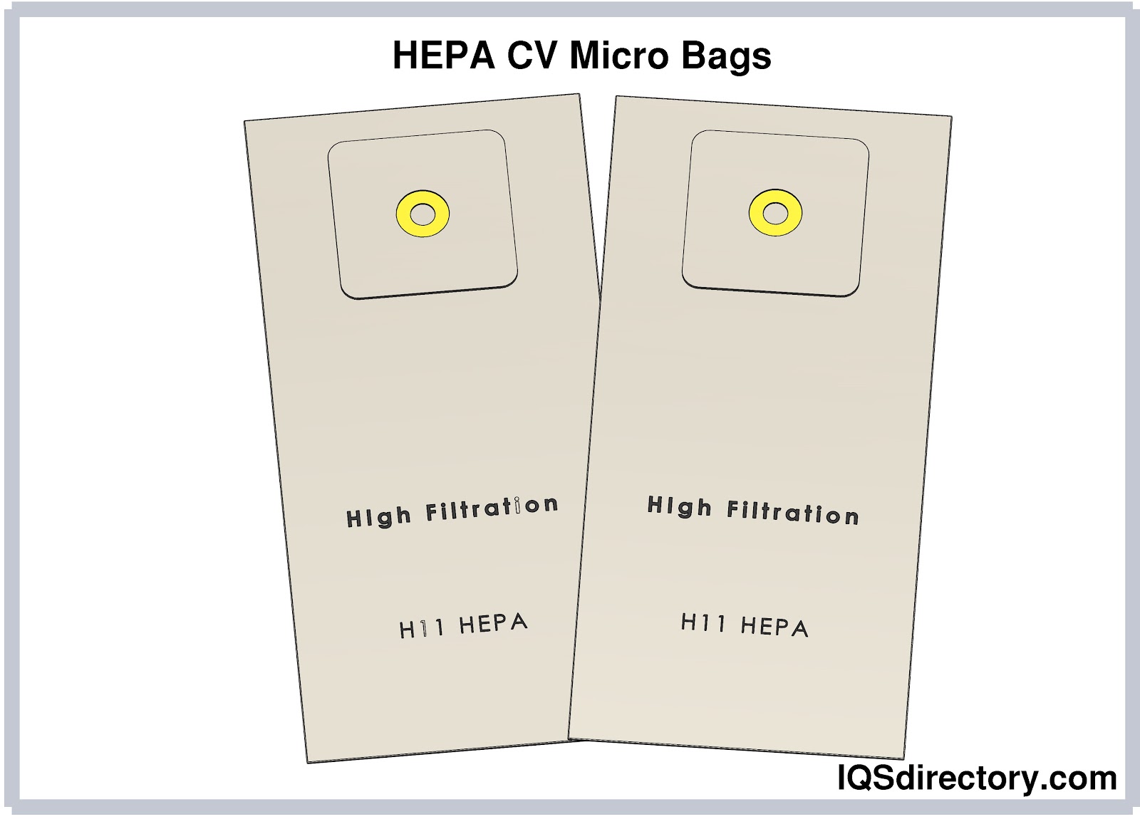 HEPA CV Micro Bags