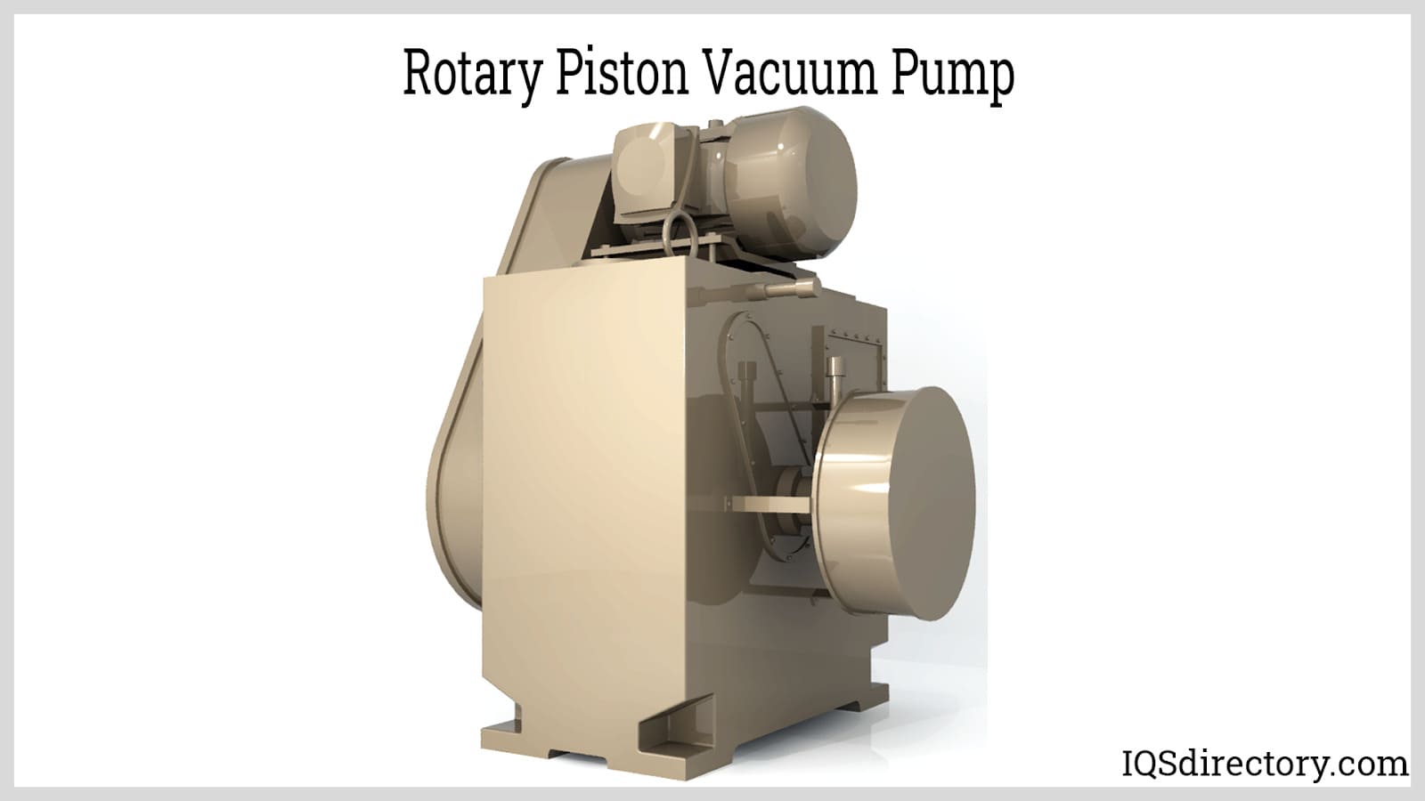 Rotary Piston Vacuum Pump