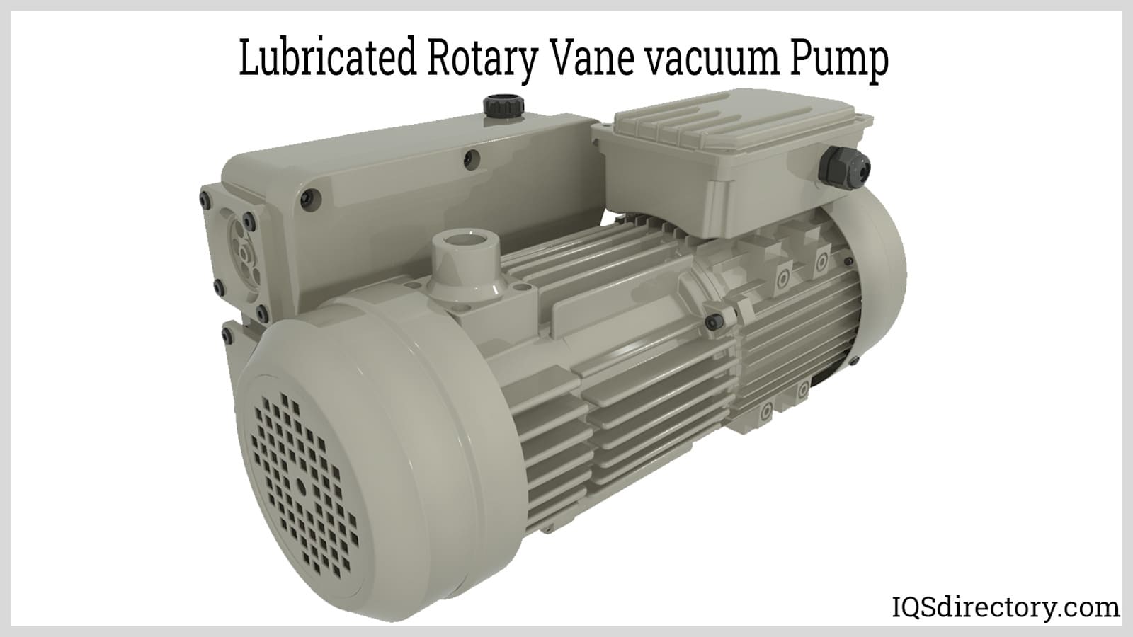 Lubricated Rotary Vane Vacuum Pump