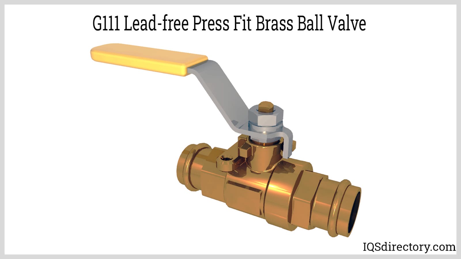G111 Lead-free Press Fit Brass Ball Valve