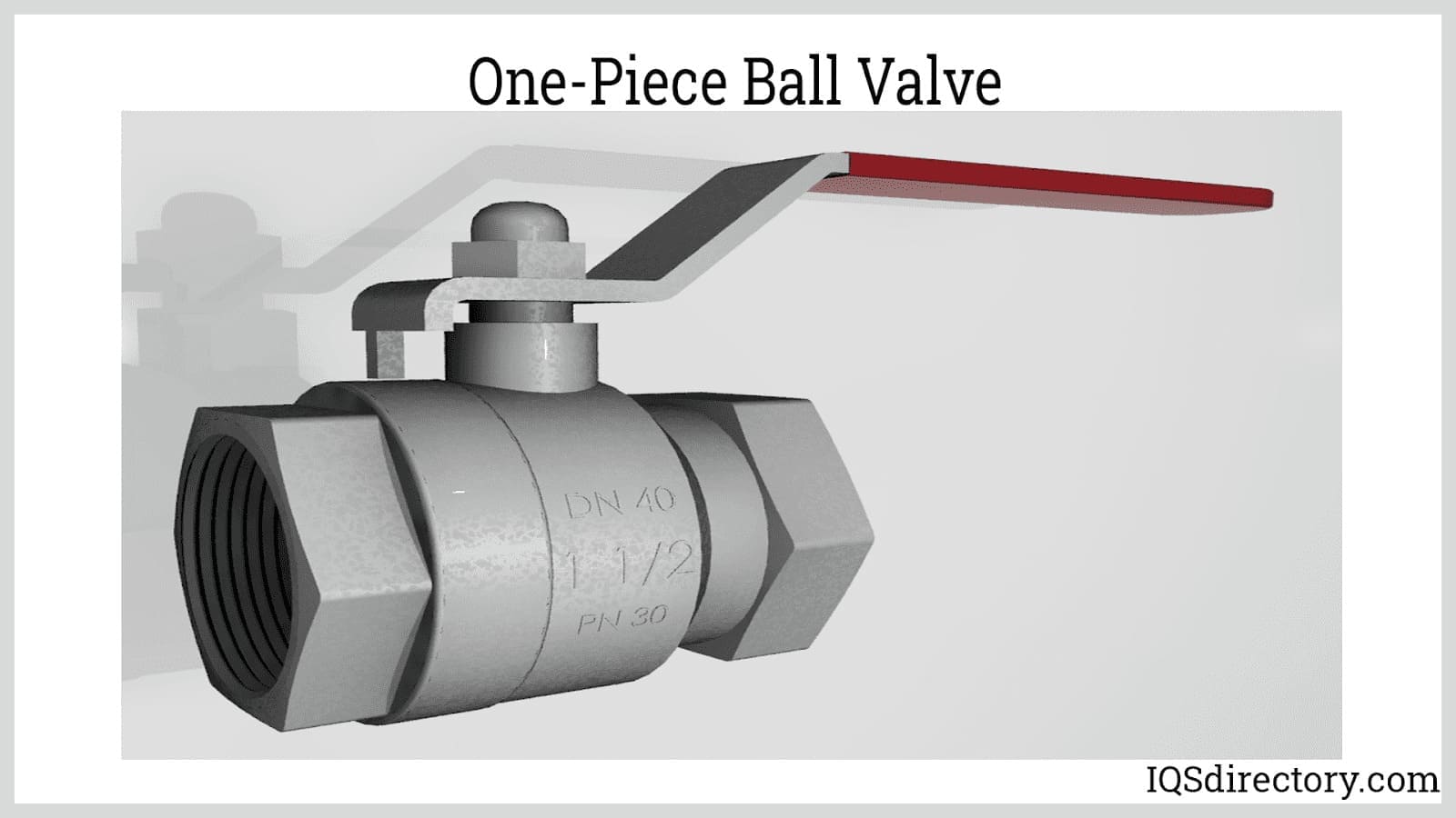 One Piece Ball Valve