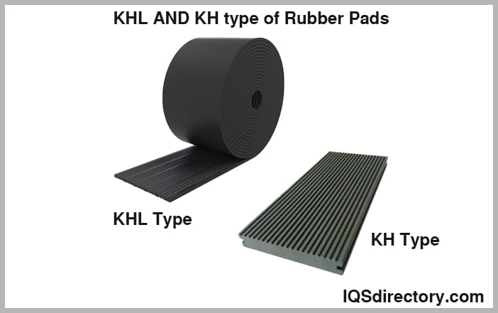 KHL AND KH type of Rubber Pads