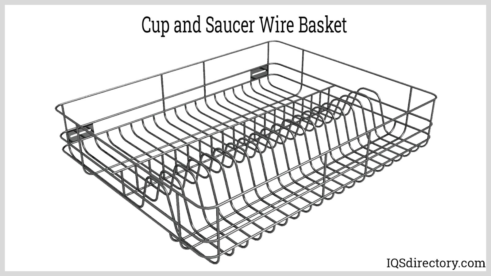 Cup and Saucer Wire Basket