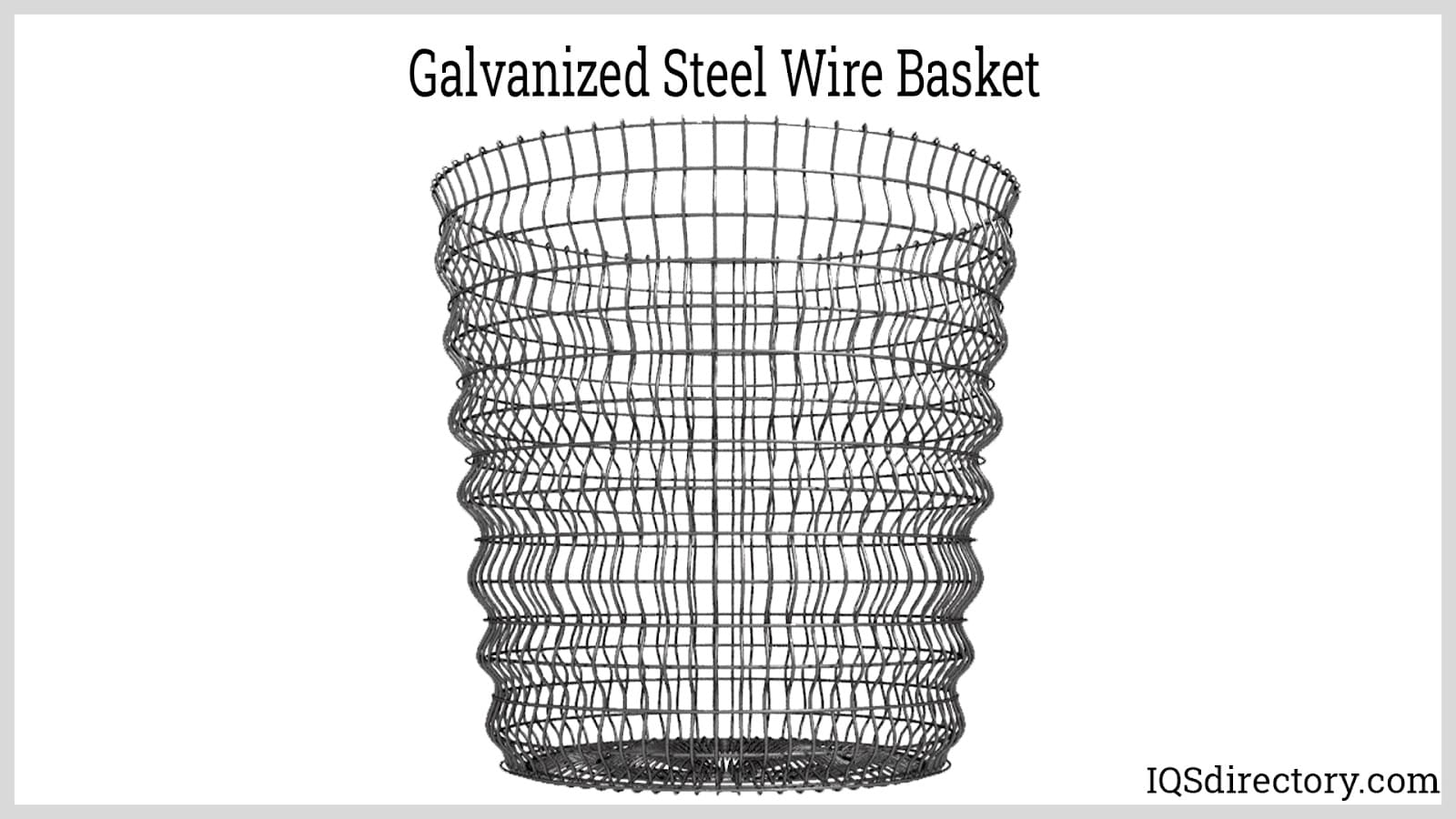 Galvanized Steel Wire Basket