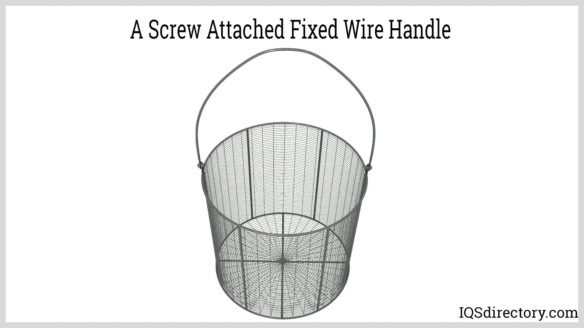 A Screw Attached Fixed Wire Handle