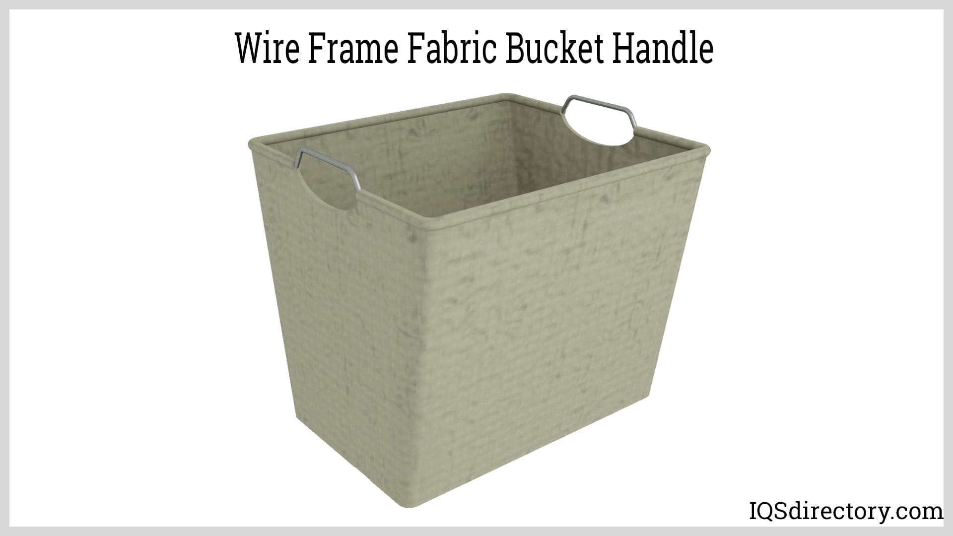 Wire Frame Fabric Bucket Handle