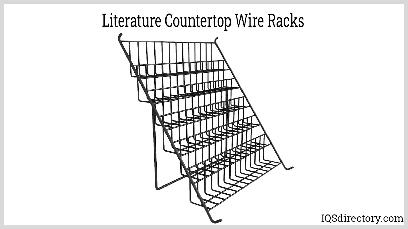 Literature Countertop Wire Racks