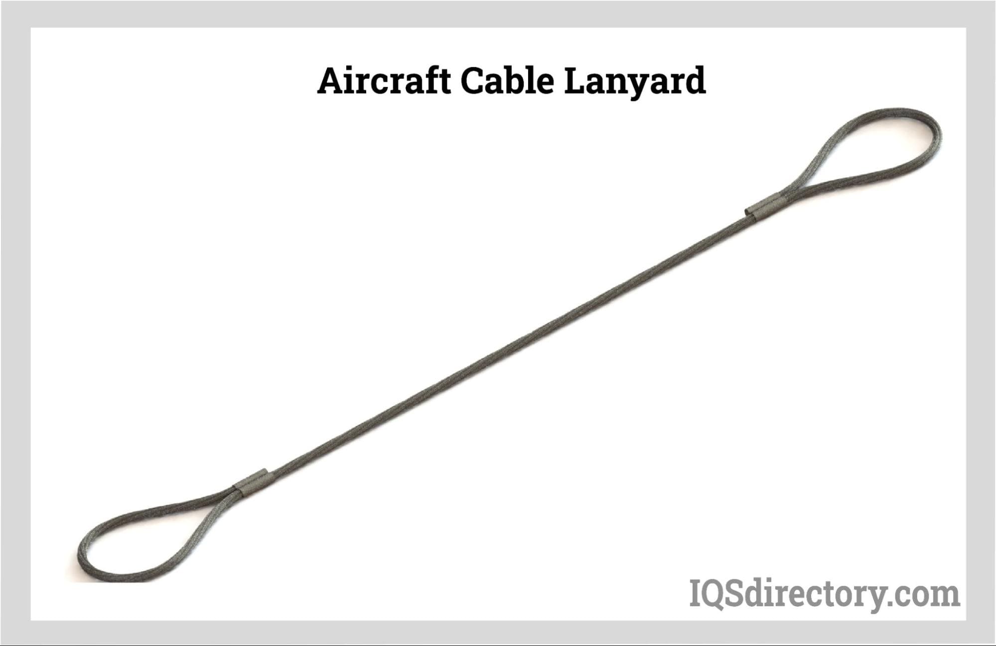 Aircraft Cable Lanyard