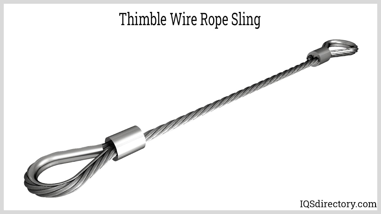 Thimble Wire Rope Sling