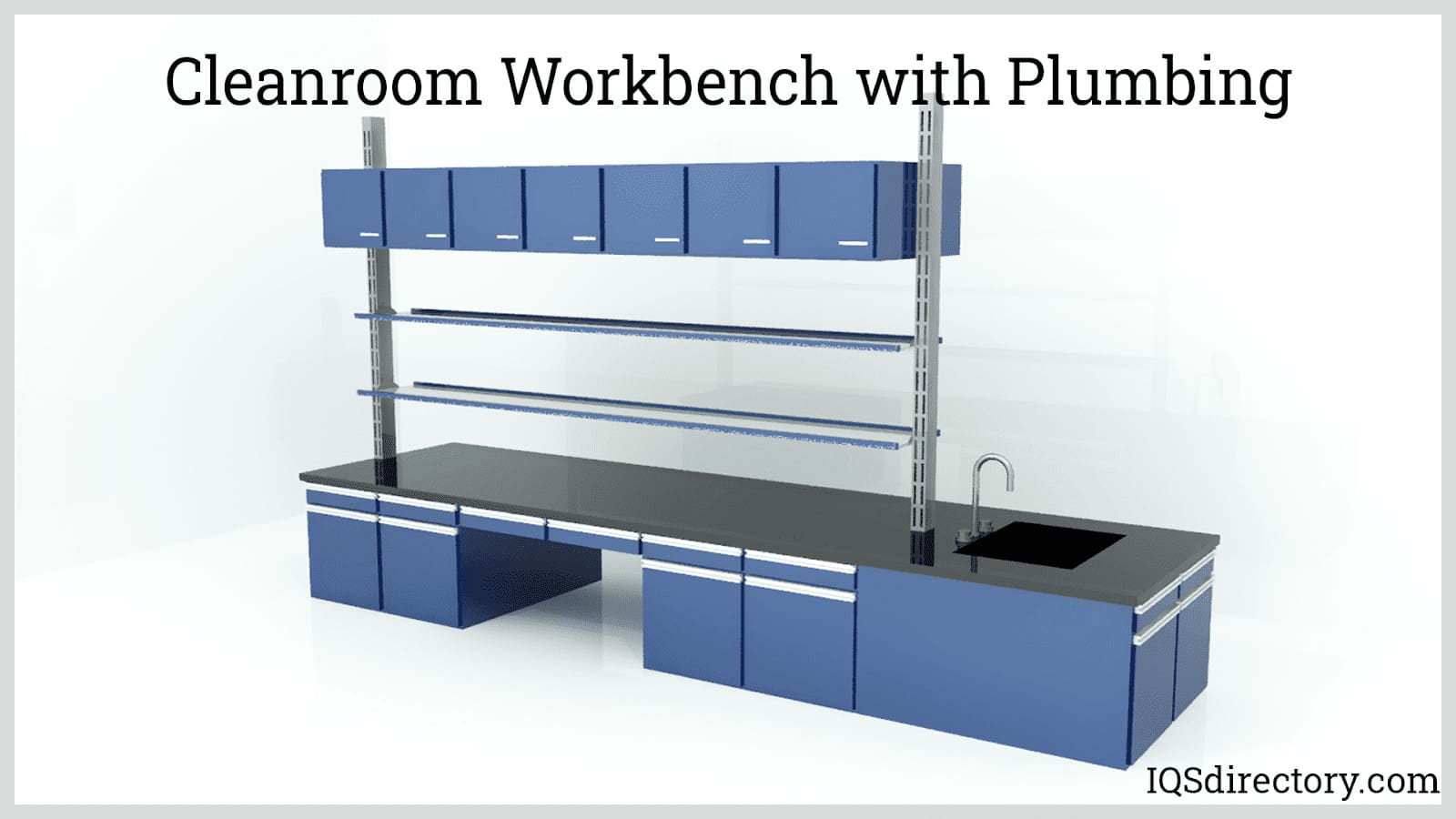 Cleanroom Workbench with Plumbing