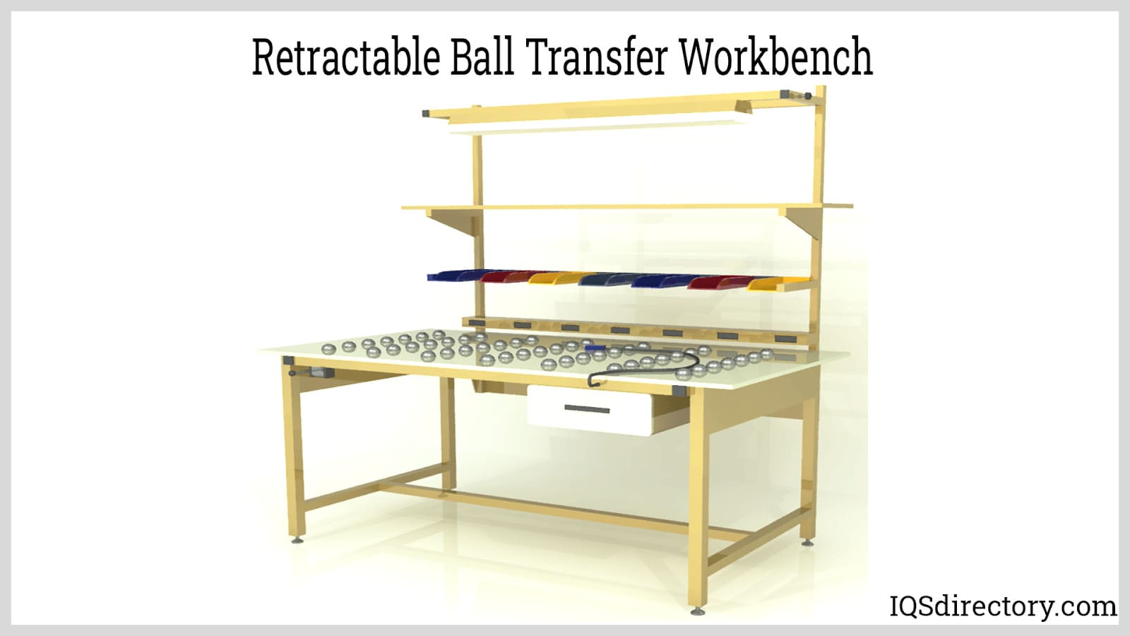 Retractable Ball Transfer Workbench