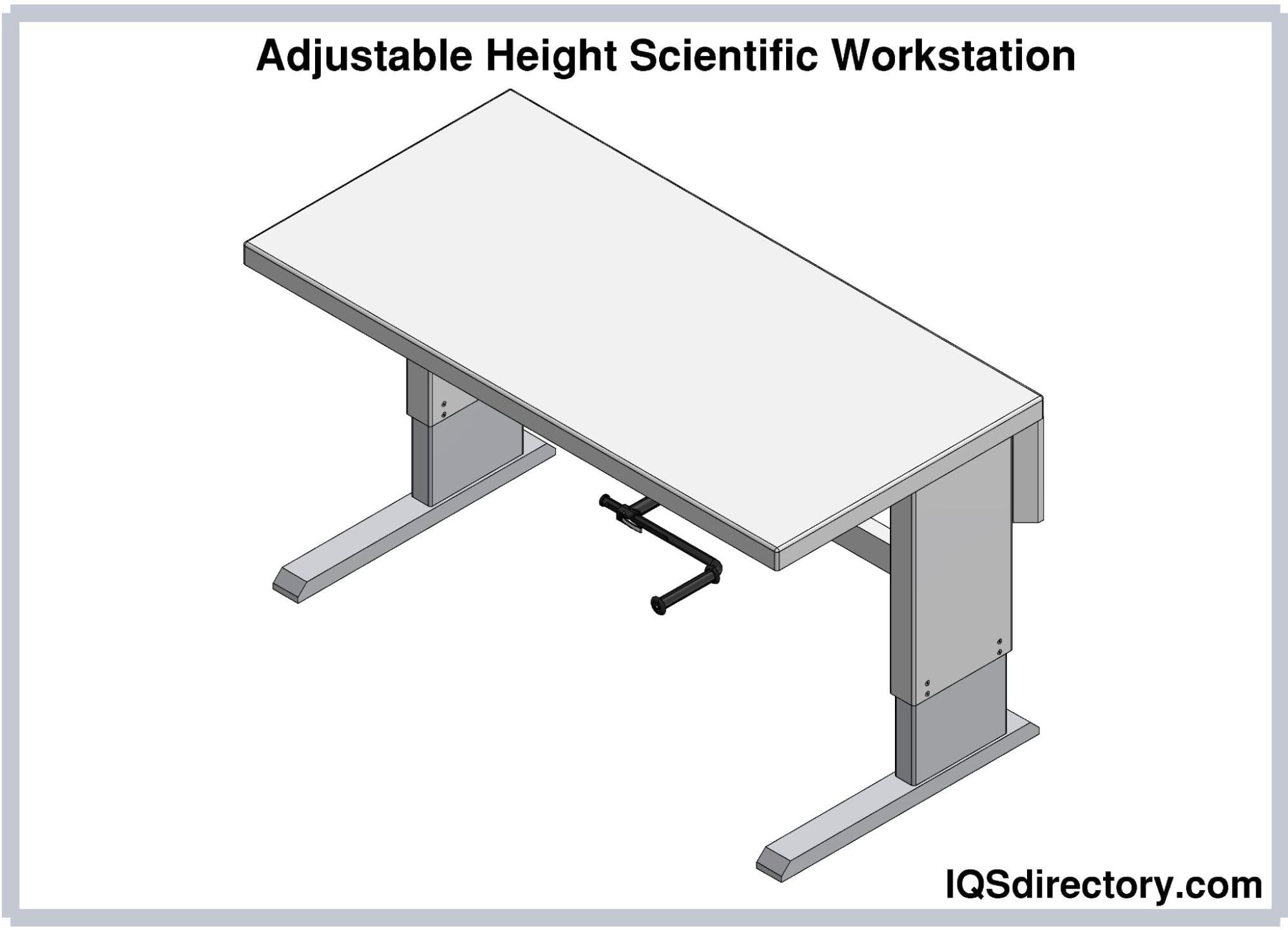 Adjustable Height Scientific Workstation