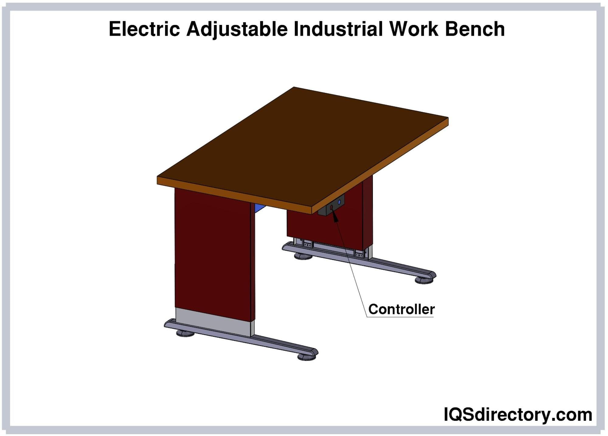 Electric Adjustable Industrial Work Bench