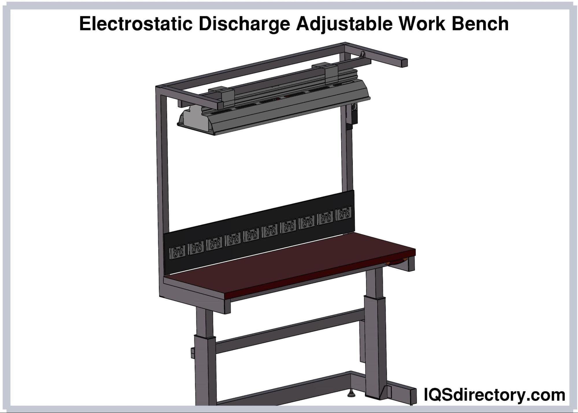 Electrostatic Discharge Adjustable Work Bench