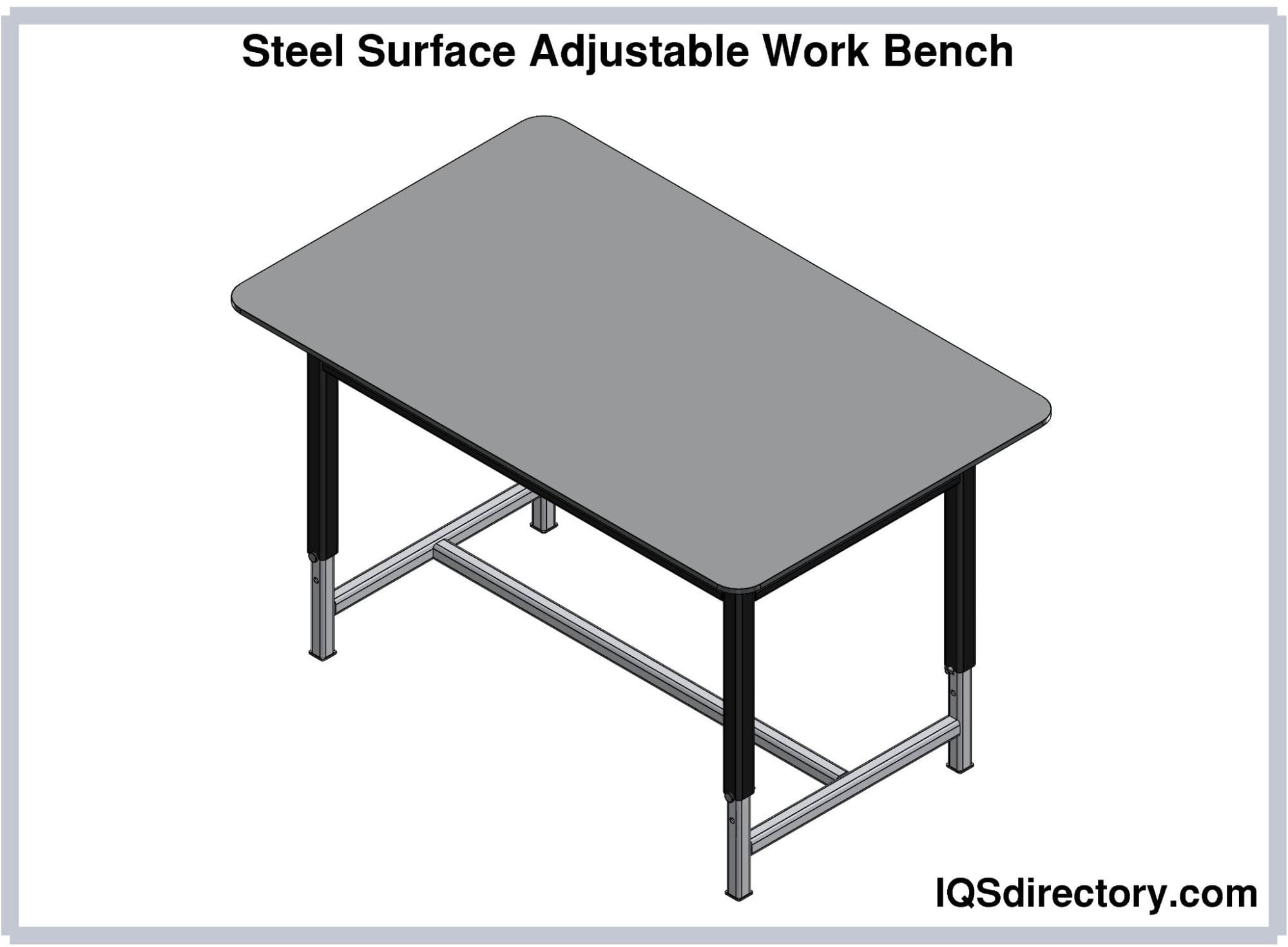 Steel Surface Adjustable Work Bench