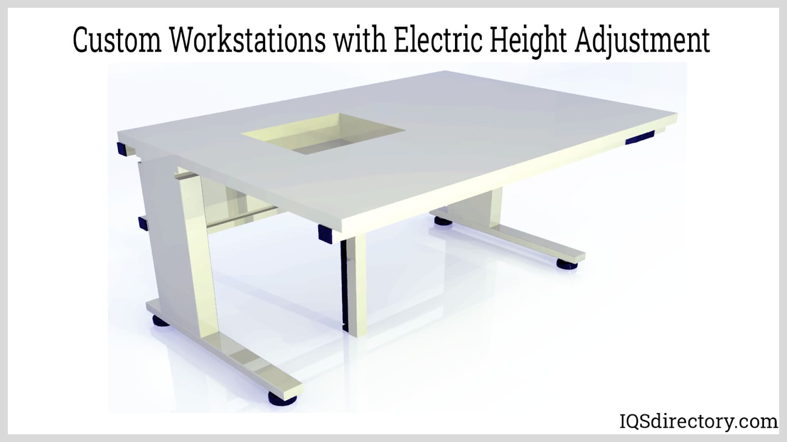 Custom Workstations with Electric Height Adjustment