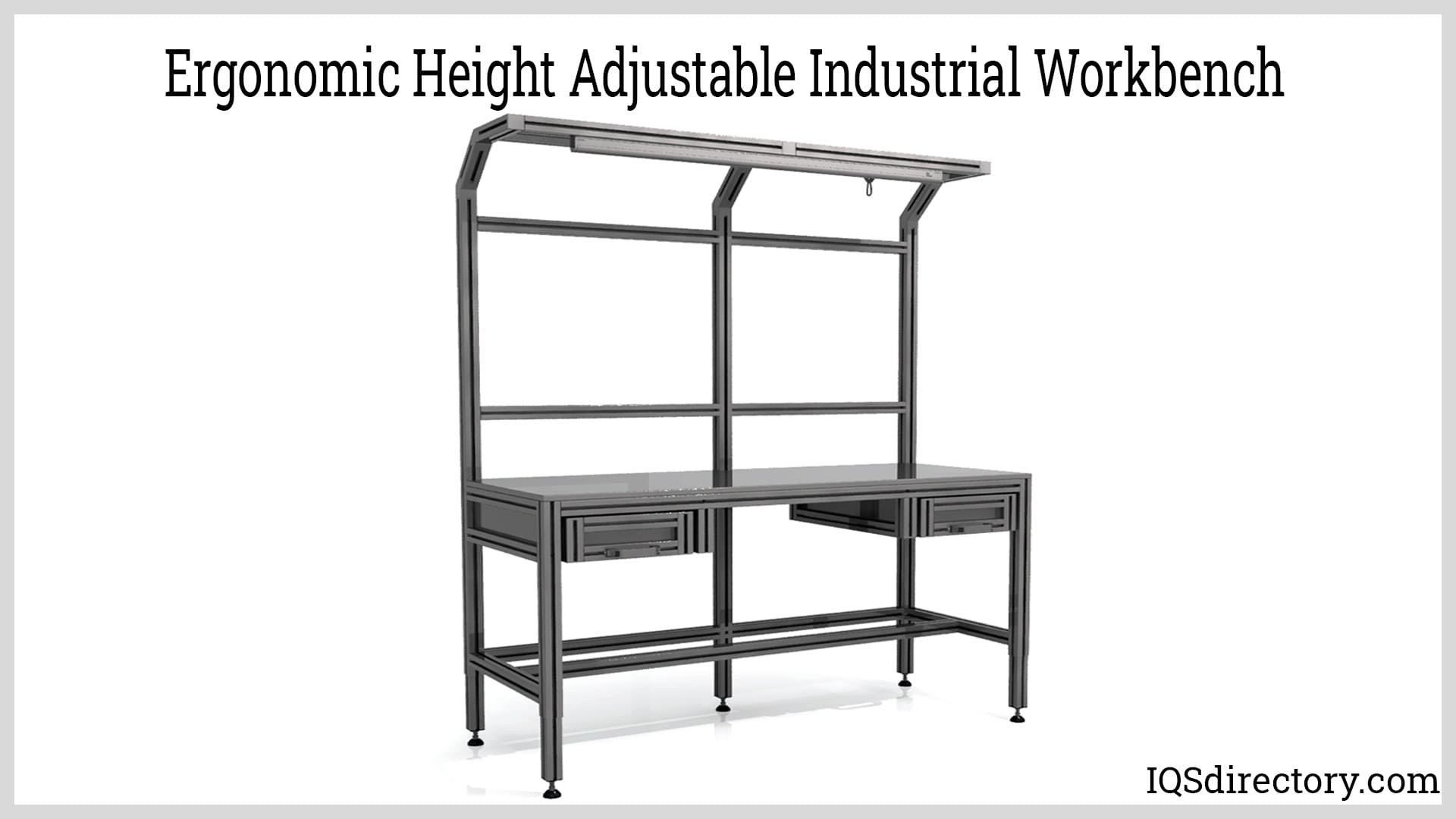 Ergonomic Height Adjustable Industrial Workbench