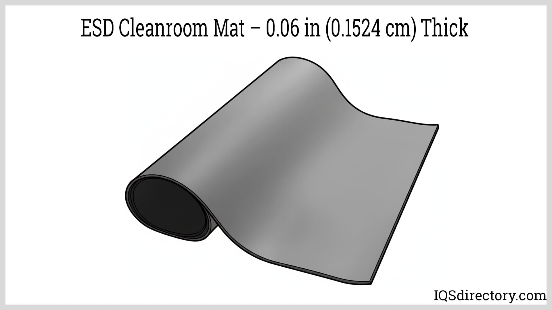 ESD Cleanroom Mat – 0.06 in (0.1524 cm) Thick