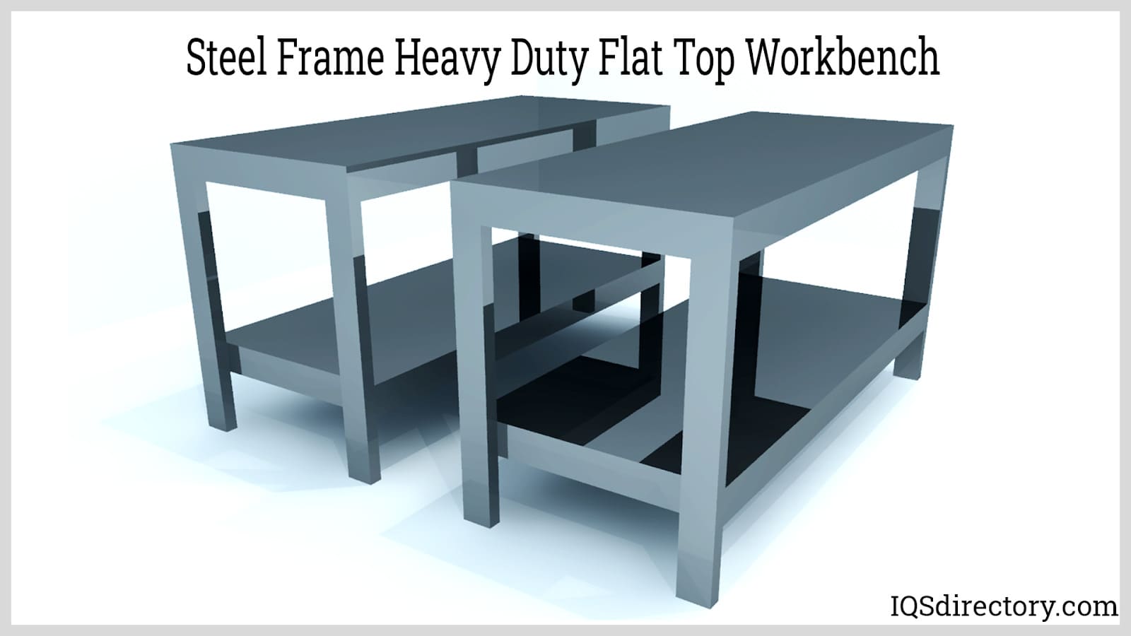 Steel Frame Heavy Duty Flat Top Workbench