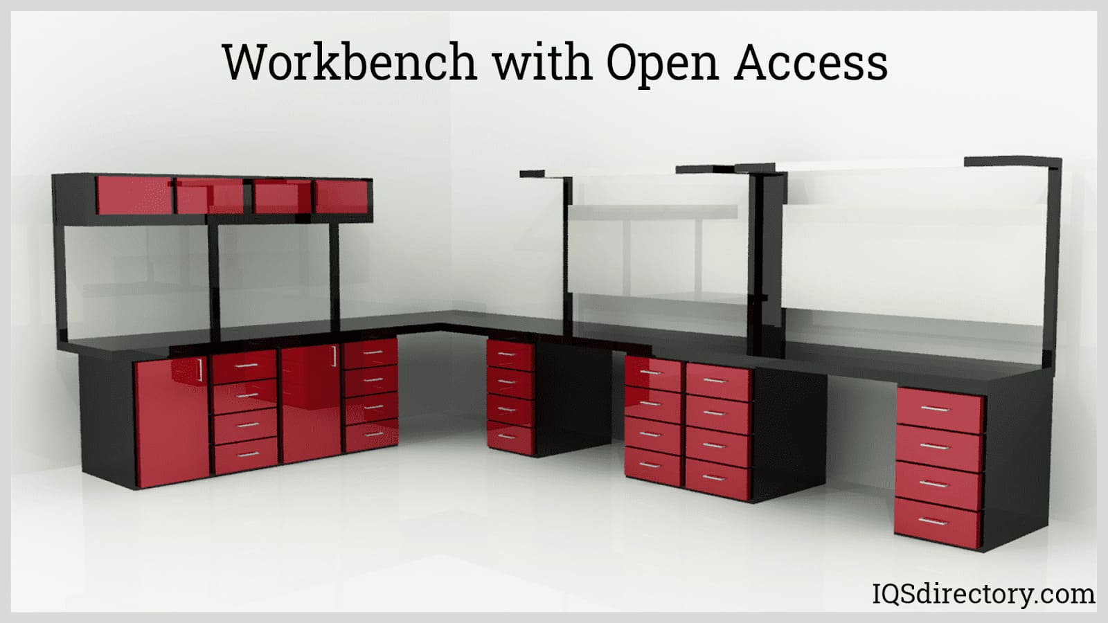 workbench with open access