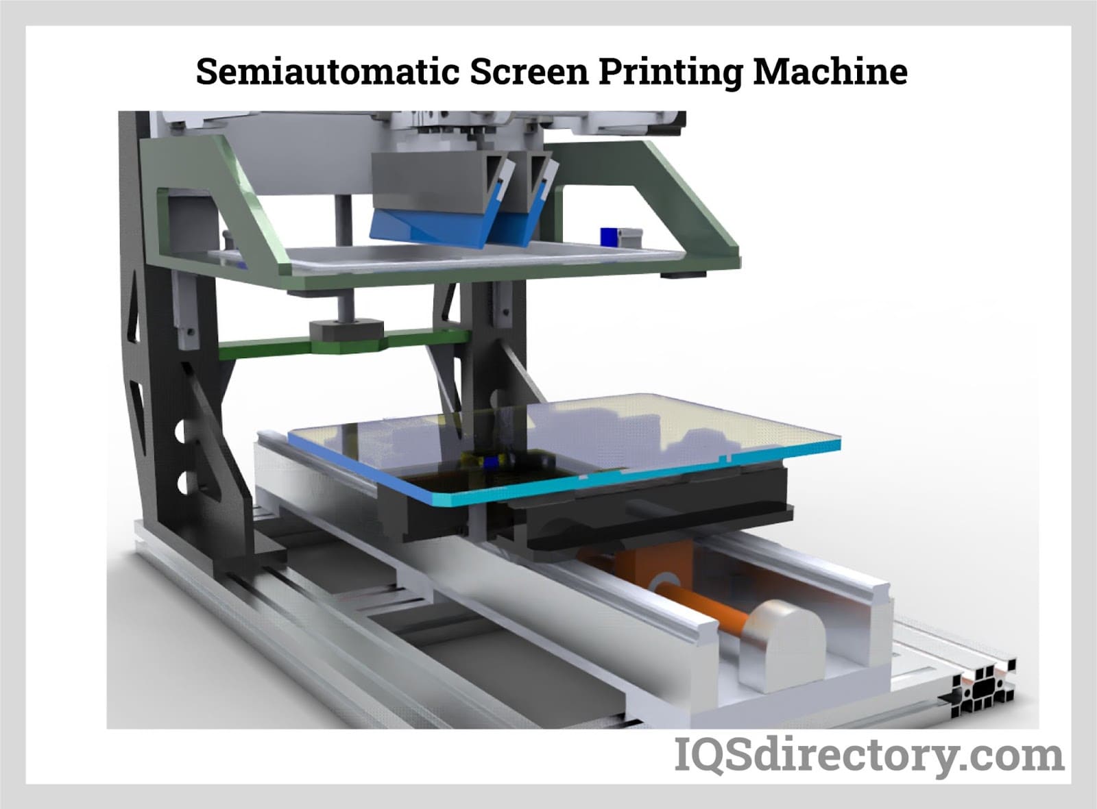 Semiautomatic Screen Printing Machine